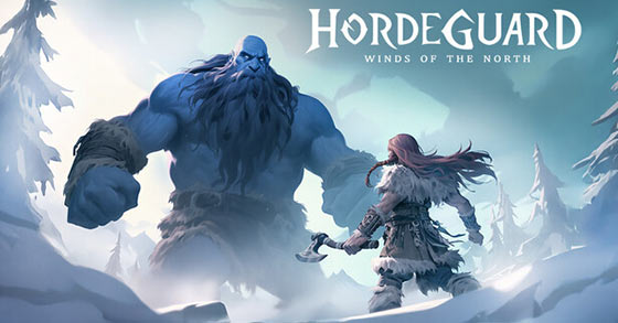 the brutal 3d action tower defense game hordeguard winds of the north has just been announced for pc