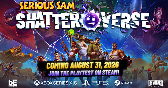 the co-op roguelite serious sam shatterverse is coming to pc and consoles on august 31st