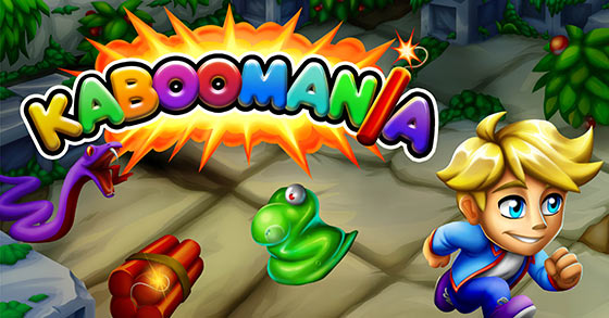 the new retro maze bomber kaboomania is out now on all formats