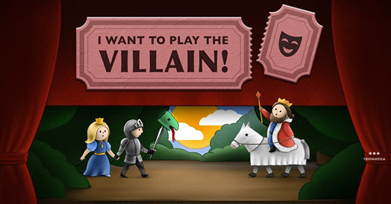 the theatre-themed logic puzzle game i want to play the villain is coming to pc consoles and mobile on august 17th