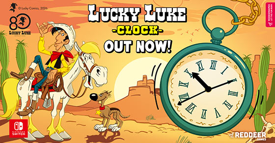 lucky luke clock is now available for the nintendo switch