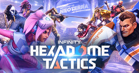 the 1v1 turn-based arena tactics game infinity hexadome tactics is out now via steam