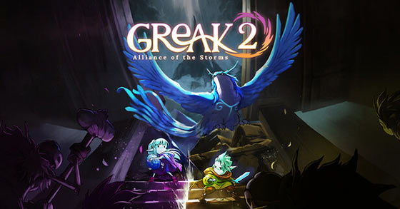 the hand-drawn co-op metroidvania adventure greak 2 alliance of the storms has just been announced for pc and consoles