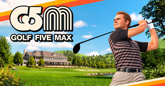 the retro-themed arcade golf game golf 5 max is coming to steam on november 2nd