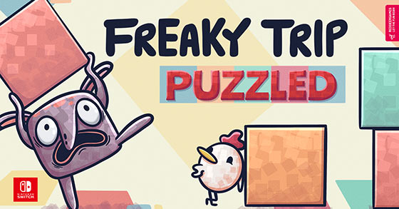 the cozy jigsaw puzzle game freaky trip puzzled is out now on the nintendo switch