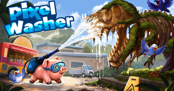 the cozy retro power washing sim pixel washer is out now via steam ea