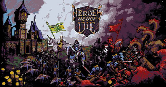 the fast-paced fusion of strategic army management and survivors-like heroes never die is coming to pc in 2027