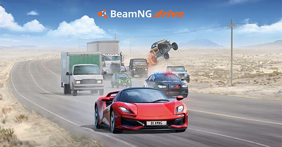 the hyper realistic driving game beamng drive is out now for the ps5