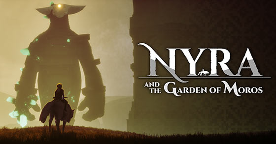 the moody open-world action-adventure nyra and the garden of moros has just been announced for pc