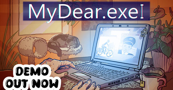 the retro-style narrative indie game mydear.exe is coming to pc on november 2nd