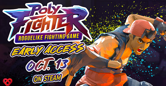 the single player roguelike fighting game poly fighter is out now via steam ea
